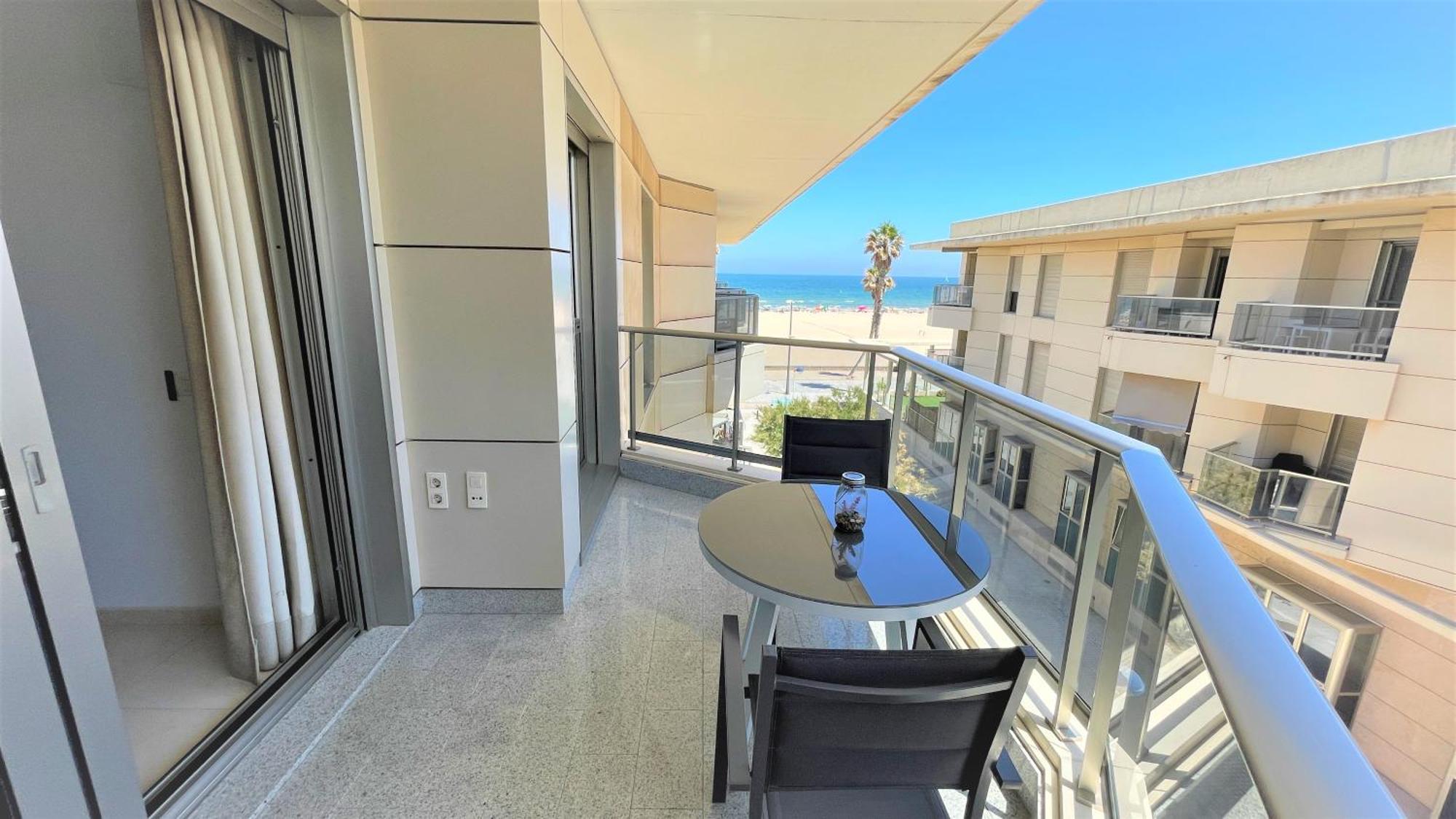 Beach Valencia Luxury A40-35 Apartment With Terrace And Sea Views Esterno foto
