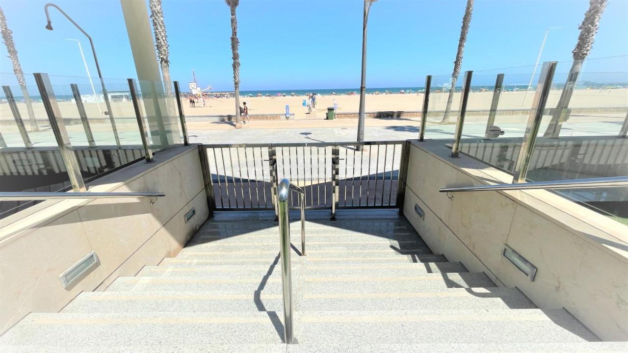 Beach Valencia Luxury A40-35 Apartment With Terrace And Sea Views Esterno foto